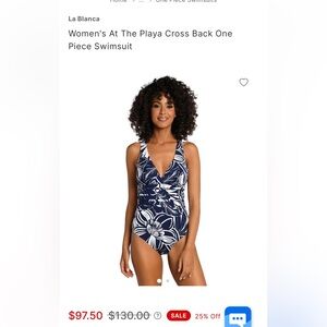 Women's Multi Strap Cross Back One Piece Swimsuit Size 4 Indigo at the Playa